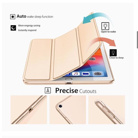 Case for iPad Air 4 Rose Gold Pink 10.9 Cover Stand - Picture 4 of 11